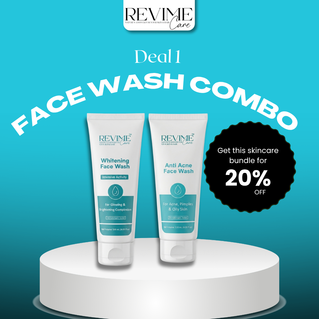 Revime Care dual cleansing routine set for deep facial cleaning