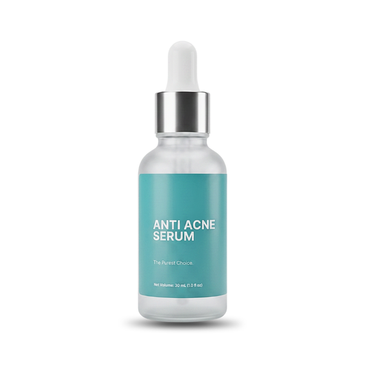 Revime Care Anti-Acne Serum bottle for targeted pimple treatment and clear skin—Natural skincare products Pakistan.