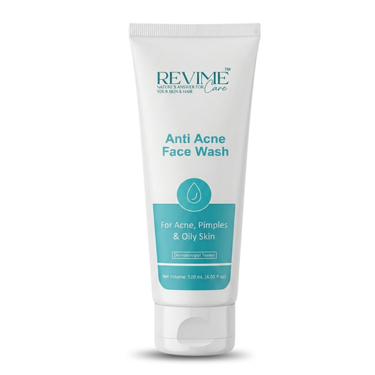 Revime Care Anti-Acne Face Wash for pimples and oily skin control - Natural skincare solution in Pakistan.